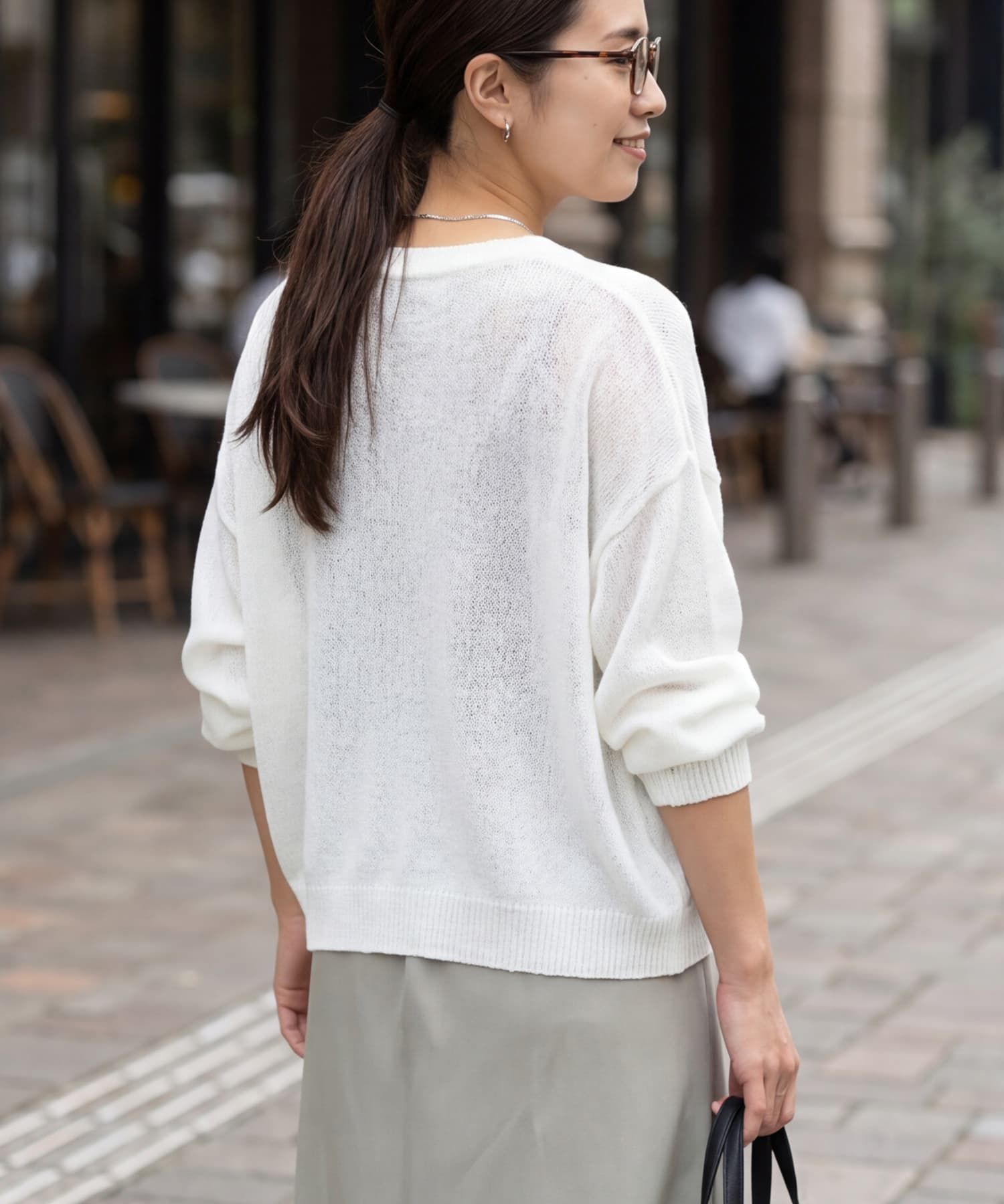STYLE DELI「カラッとしたシアーカーディガン」|カーディガン|