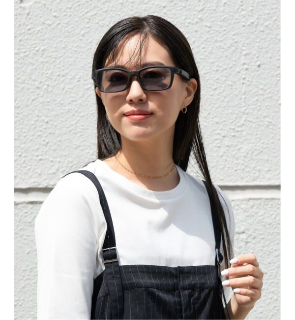  「SUNCUTGlasses/UV100%CUT ウェリントン型 サングラス アクティブシーンでも壊れにくいサングラス  Galileo」|サングラス|ブラック系その他1