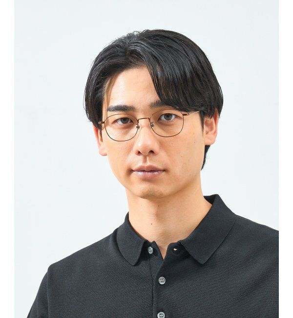  「ウェリントン型 メガネ 軽量｜メタルフレーム｜伊達メガネ 度付きメガネ｜大人可愛い  レンズ交換券付」|メガネ|