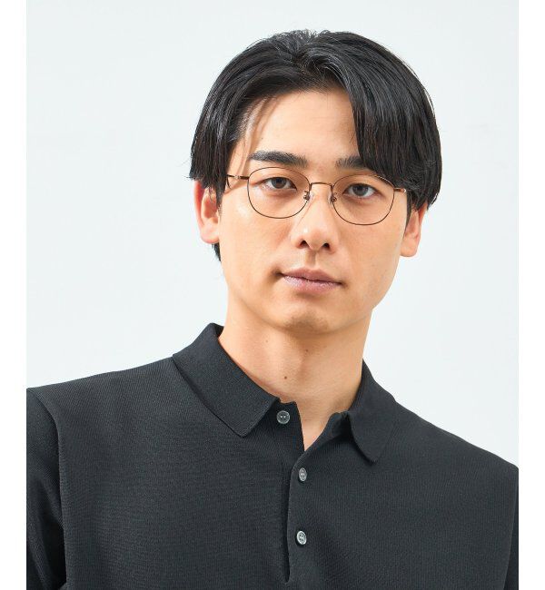  「ウェリントン型 メガネ 軽量｜メタルフレーム｜伊達メガネ 度付きメガネ｜大人可愛い  レンズ交換券付」|メガネ|