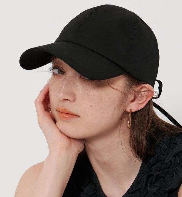 UNITED ARROWS「コットン バックリボン キャップ UV」|キャップ・キャスケット|