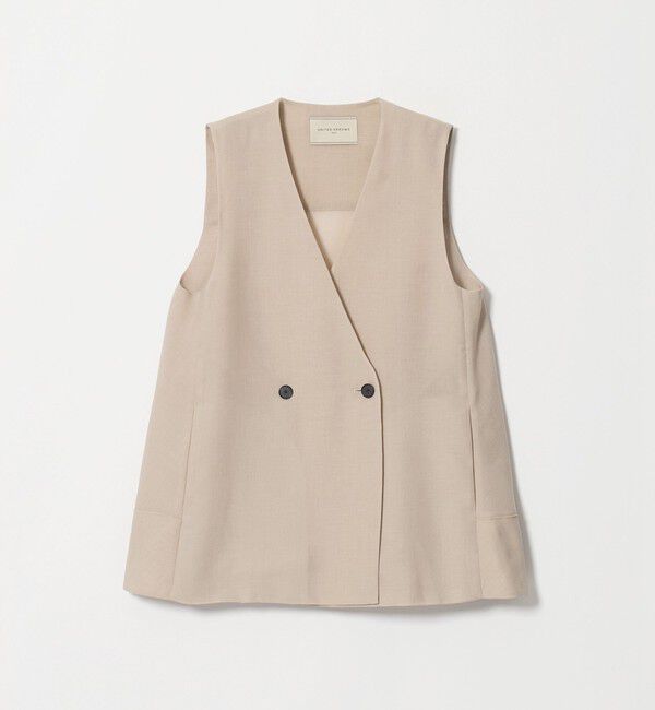 UNITED ARROWS「シアー バックフレア ベスト ‐ウォッシャブル‐」|ベスト・ジレ|