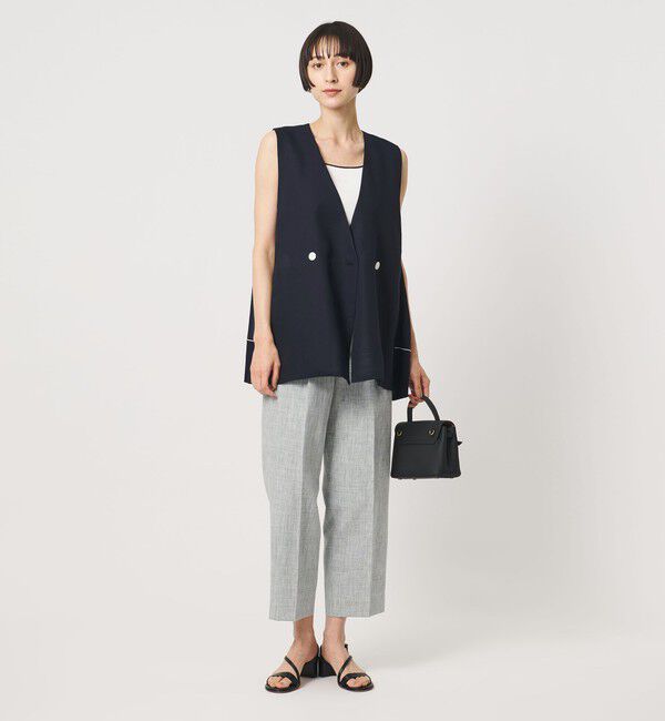UNITED ARROWS「シアー バックフレア ベスト ‐ウォッシャブル‐」|ベスト・ジレ|