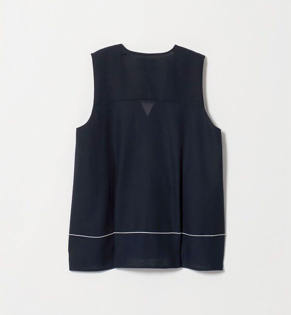UNITED ARROWS「シアー バックフレア ベスト ‐ウォッシャブル‐」|ベスト・ジレ|