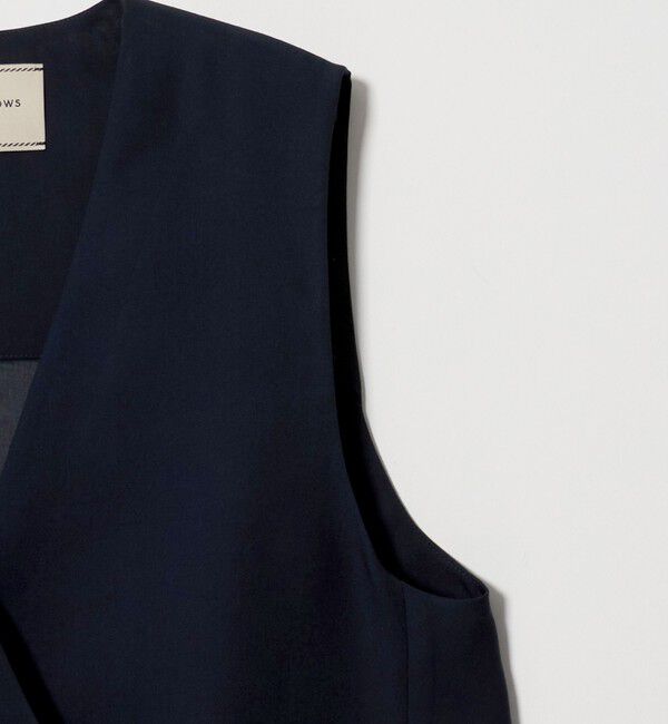 UNITED ARROWS「シアー バックフレア ベスト ‐ウォッシャブル‐」|ベスト・ジレ|