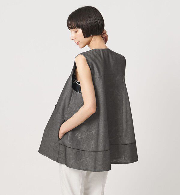 UNITED ARROWS「シアー バックフレア ベスト ‐ウォッシャブル‐」|ベスト・ジレ|その他1
