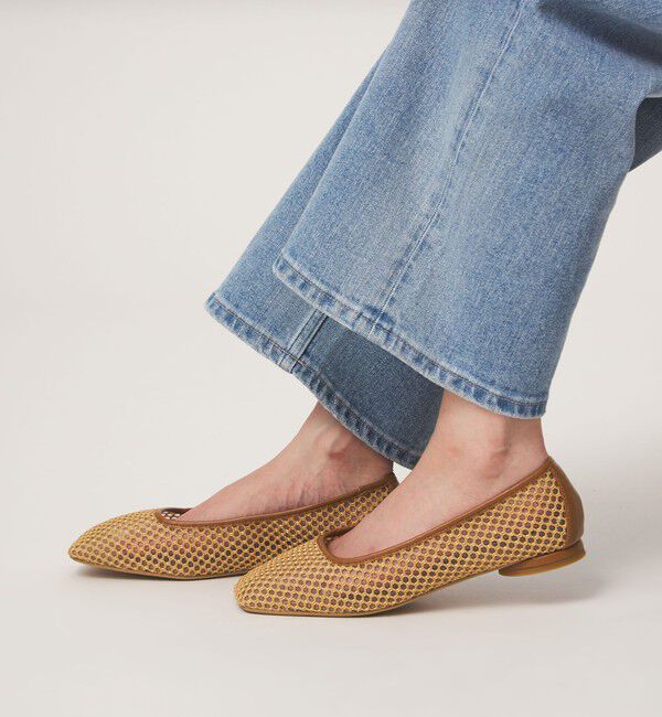 UNITED ARROWS green label relaxing「メッシュ フラットシューズ」|ローファー|