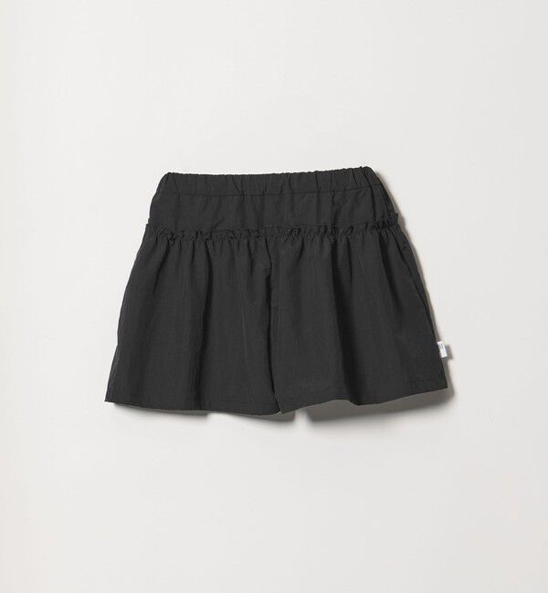 UNITED ARROWS green label relaxing「【スタメンシリーズ】タッサーフリルキュロット / キッズ  100cm-160cm」|その他|BLACK