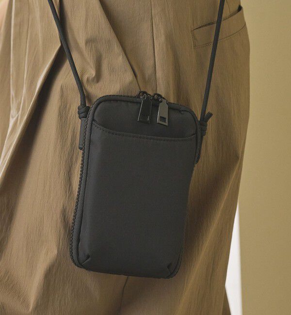BEAUTY&YOUTH UNITED ARROWS「ポリエステル ジップスリム ウォレットショルダー」|財布|