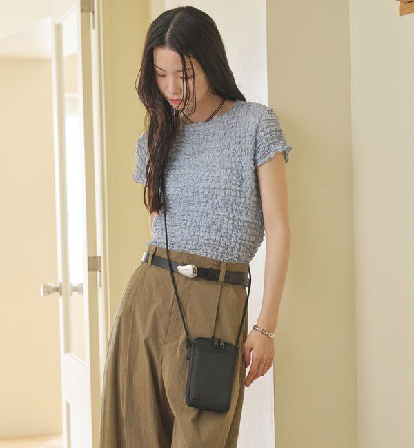 BEAUTY&YOUTH UNITED ARROWS「ポリエステル ジップスリム ウォレットショルダー」|財布|