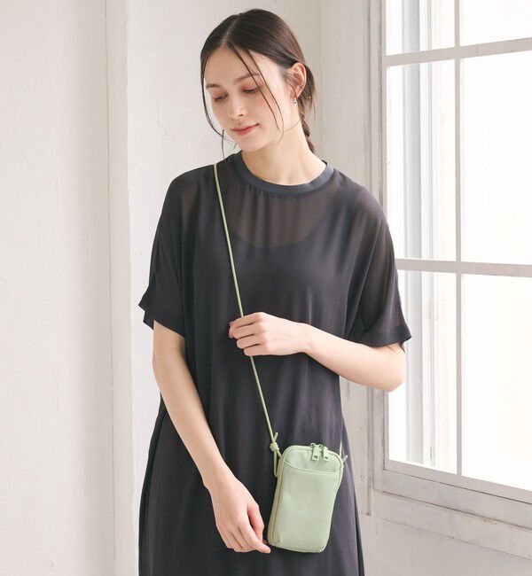 BEAUTY&YOUTH UNITED ARROWS「ポリエステル ジップスリム ウォレットショルダー」|財布|