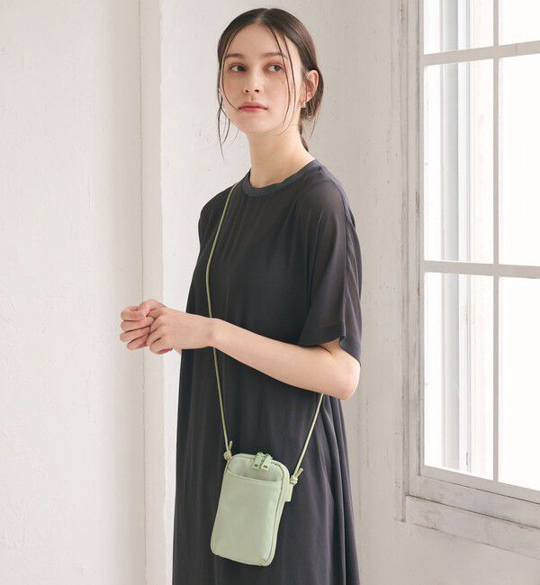 BEAUTY&YOUTH UNITED ARROWS「ポリエステル ジップスリム ウォレットショルダー」|財布|