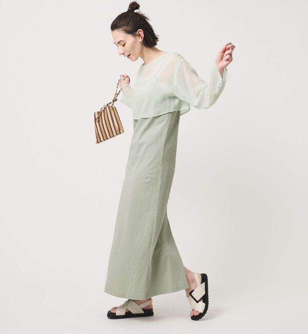 BEAUTY&YOUTH UNITED ARROWS「【WEB限定】シアートップス＆キャミソールワンピースセット」|ワンピース|
