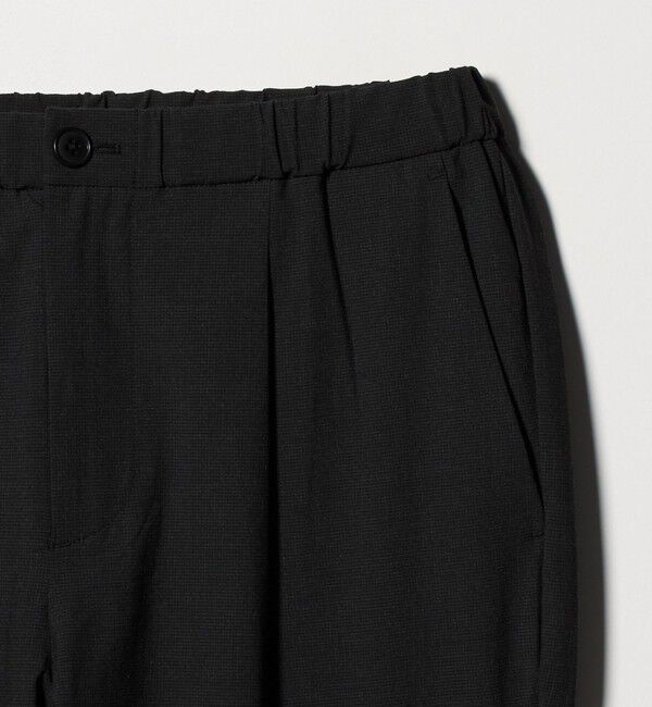 BEAUTY&YOUTH UNITED ARROWS「クールタッチ TR 1プリーツ イージーパンツ NO.5 ストレッチ 接触冷感」|チノ|