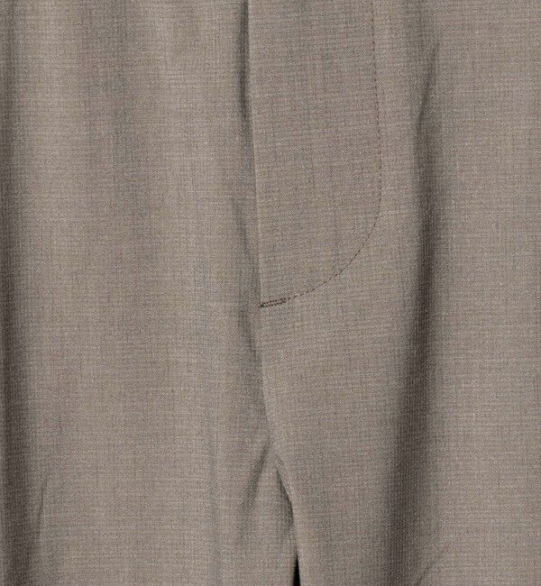 BEAUTY&YOUTH UNITED ARROWS「クールタッチ TR 1プリーツ イージーパンツ NO.5 ストレッチ 接触冷感」|チノ|