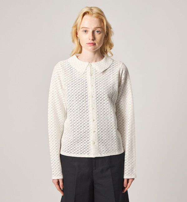 STEVEN ALAN「＜Steven Alan＞レース シャツ」|カーディガン|