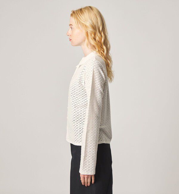 STEVEN ALAN「＜Steven Alan＞レース シャツ」|カーディガン|