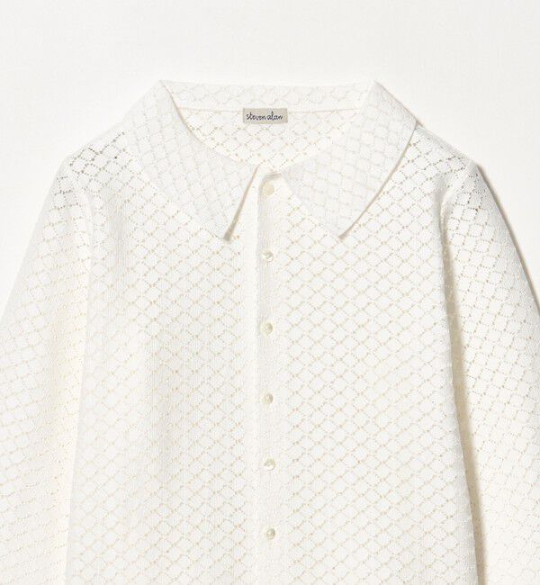 STEVEN ALAN「＜Steven Alan＞レース シャツ」|カーディガン|
