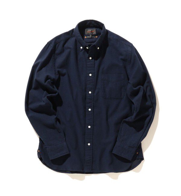 BEAMS PLUS「B.D. Flannel Solid」|シャツ・ブラウス|NAVY
