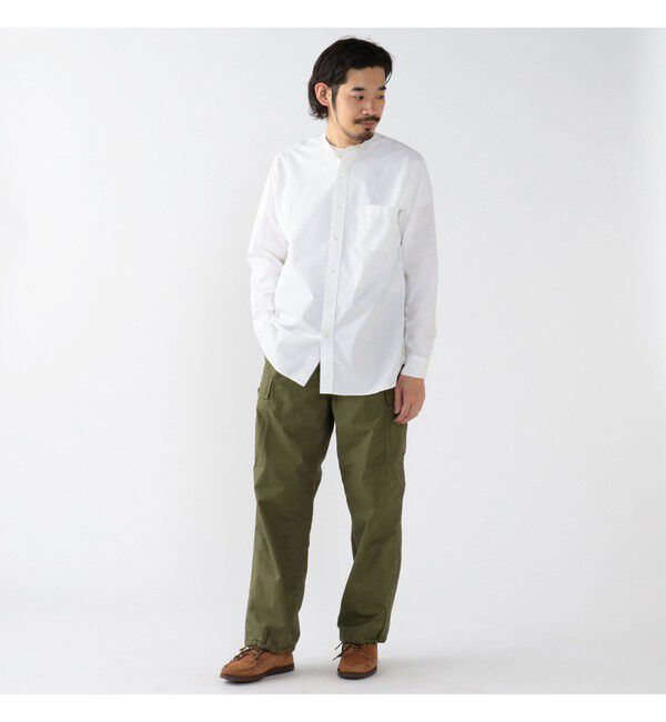 BEAMS PLUS「Band Collar 120/3 Broad Classic Fit」|シャツ・ブラウス|