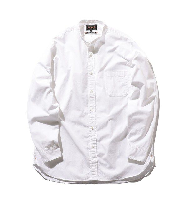 BEAMS PLUS「Band Collar 120/3 Broad Classic Fit」|シャツ・ブラウス|