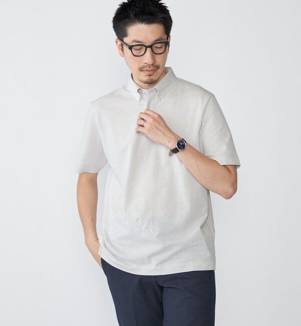 SHIPS「SHIPS: ボタンダウン カノコ ポロシャツ」|Tシャツ・カットソー|