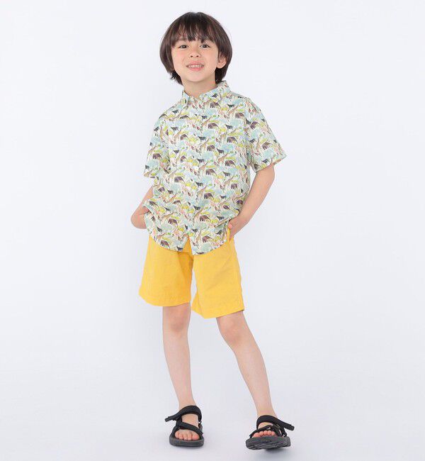 SHIPS KIDS「SHIPS KIDS:100～130cm / リバティ プリント 半袖 シャツ」|シャツ・ブラウス|