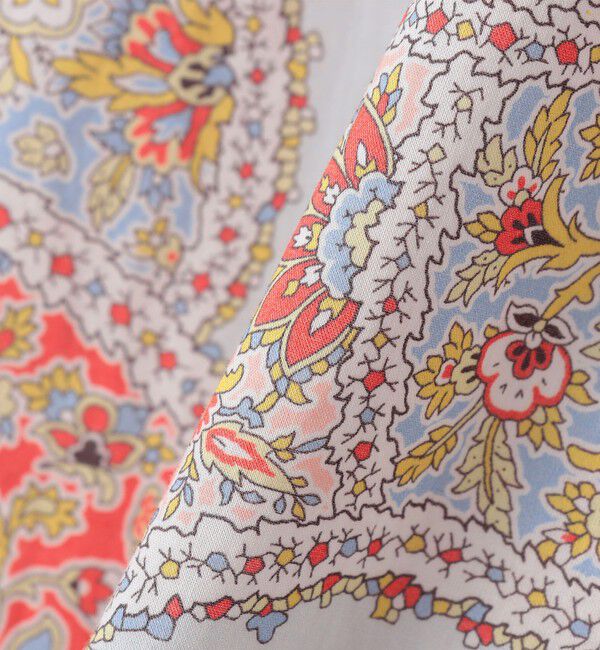 SHIPS KIDS「SHIPS KIDS:100～130cm / リバティ プリント 半袖 シャツ」|シャツ・ブラウス|