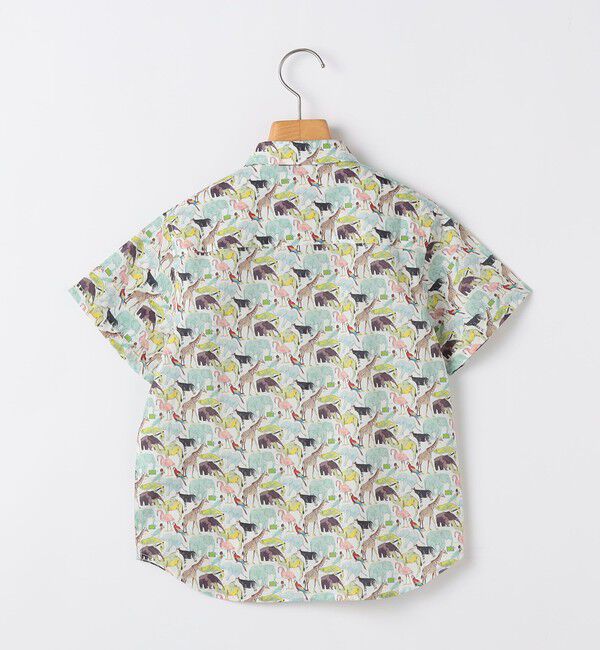 SHIPS KIDS「SHIPS KIDS:80～90cm / リバティ プリント 半袖 シャツ」|シャツ・ブラウス|