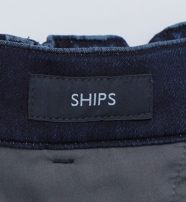 SHIPS「【WEB限定】SHIPS: ジャージー デニムライク スラックス」|スラックス|
