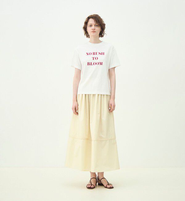MACPHEE「コットンロゴプリント Tシャツ」|Tシャツ・カットソー|