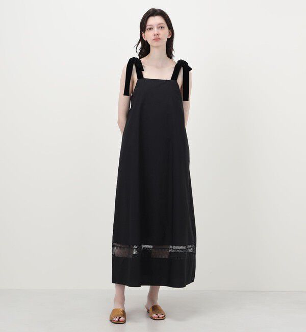 TOMORROWLAND BUYING WEAR「【別注】ne Quittez pas BLACK ロングワンピース」|ワンピース|