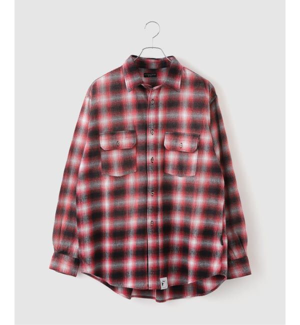 JOINT WORKS「F-LAGSTUF-F/フラグスタフ SUNFADE L/S NEL SHIRT」|シャツ・ブラウス|