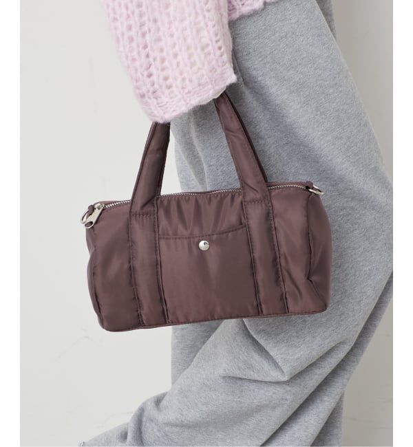 SLOBE IENA「OUTDOOR/アウトドア SLOBE別注 ナイロンダッフルバッグ」|その他|ボルドー
