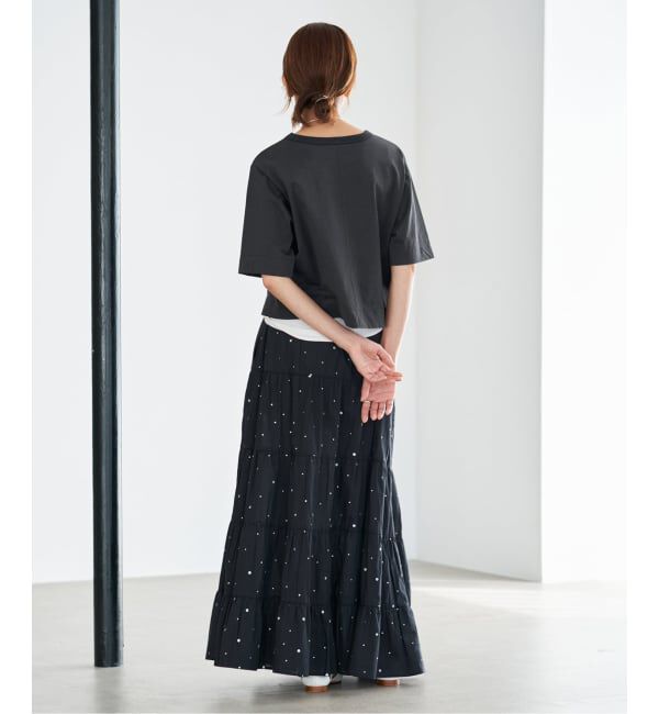 IENA「《追加》クロップドTシャツ」|Tシャツ・カットソー|