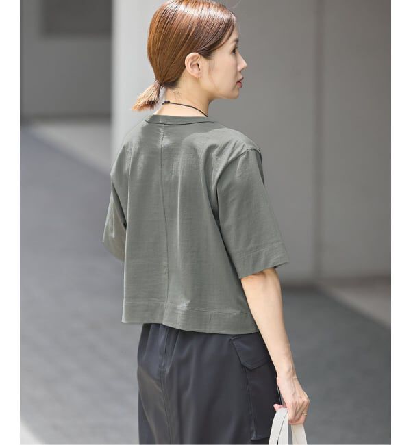 IENA「《追加》クロップドTシャツ」|Tシャツ・カットソー|