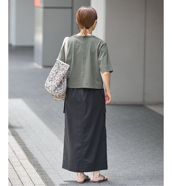 IENA「《追加》クロップドTシャツ」|Tシャツ・カットソー|