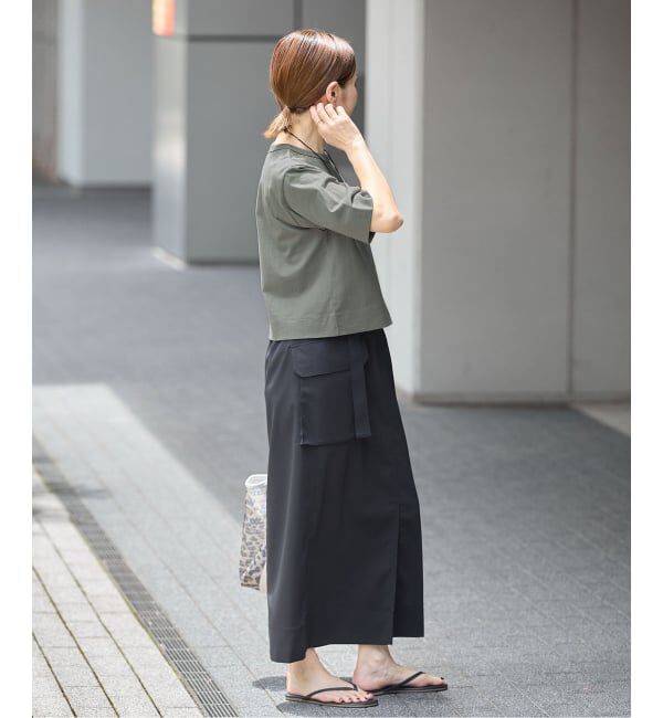 IENA「《追加》クロップドTシャツ」|Tシャツ・カットソー|