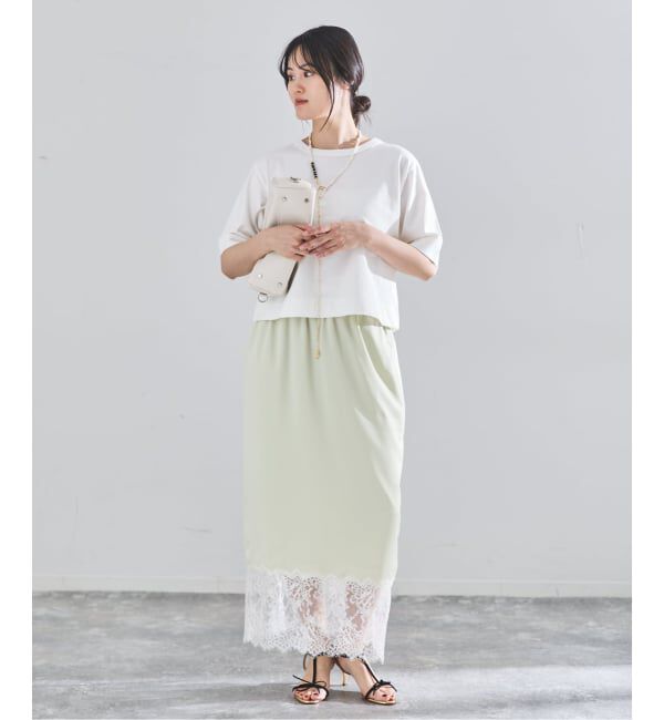 IENA「《追加》クロップドTシャツ」|Tシャツ・カットソー|
