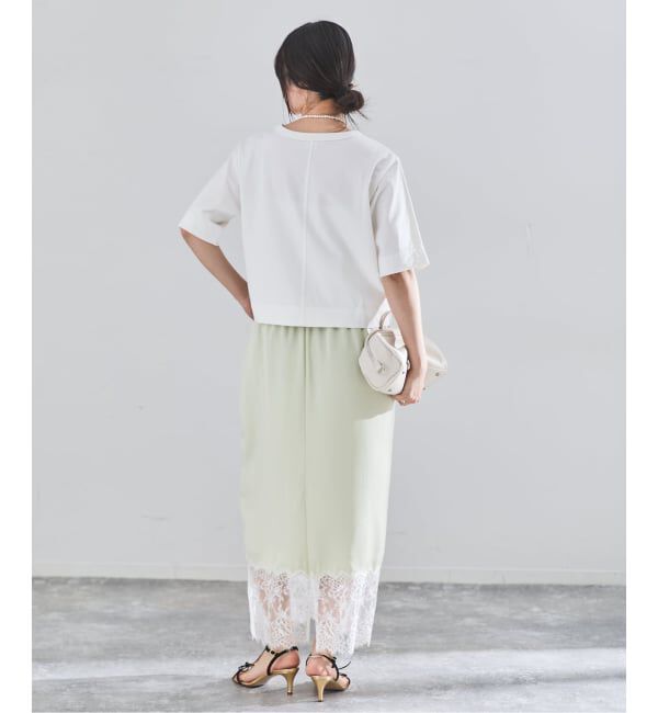 IENA「《追加》クロップドTシャツ」|Tシャツ・カットソー|