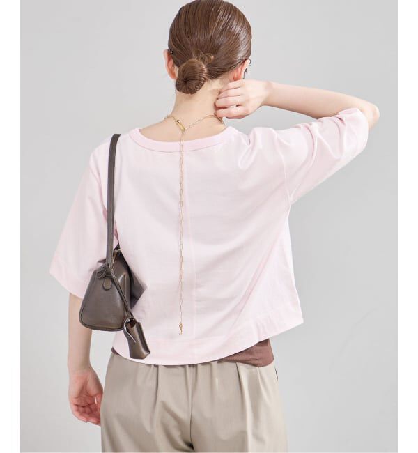 IENA「《追加》クロップドTシャツ」|Tシャツ・カットソー|