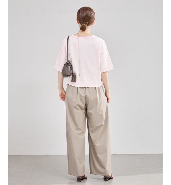 IENA「《追加》クロップドTシャツ」|Tシャツ・カットソー|