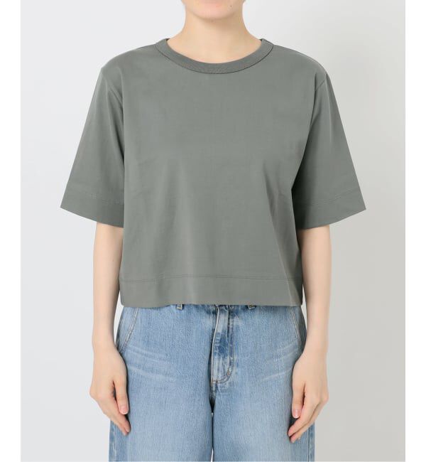 IENA「《追加》クロップドTシャツ」|Tシャツ・カットソー|