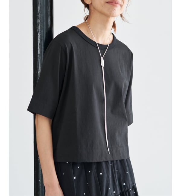 IENA「《追加》クロップドTシャツ」|Tシャツ・カットソー|
