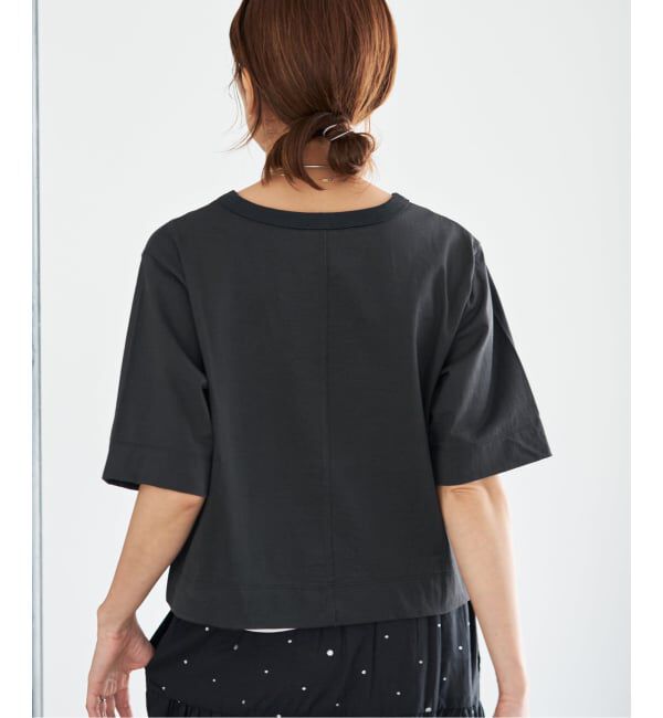 IENA「《追加》クロップドTシャツ」|Tシャツ・カットソー|