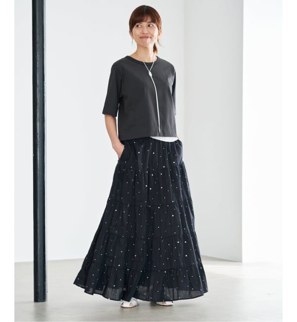 IENA「《追加》クロップドTシャツ」|Tシャツ・カットソー|