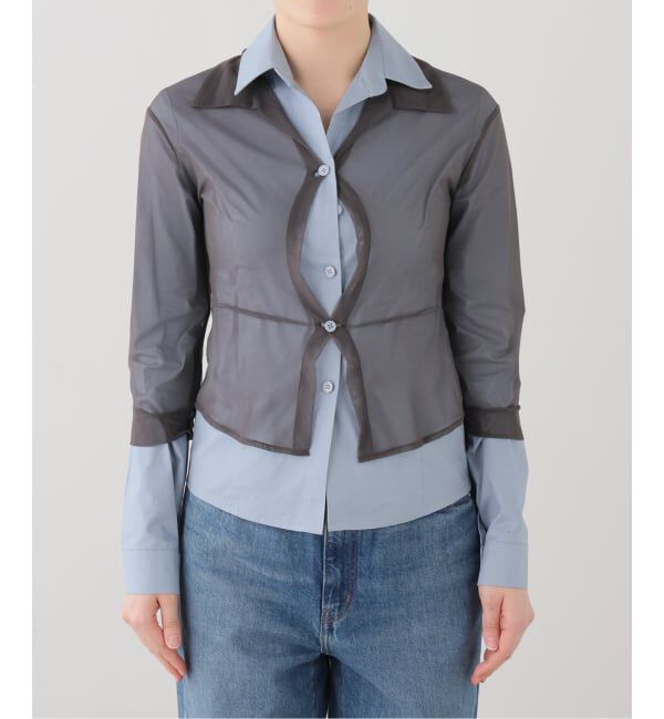 PULP「【Geek Office / ギークオフィス】NACHE / ナチェ OUT IN LAYERED SHIRT LIGHT」|シャツ・ブラウス|