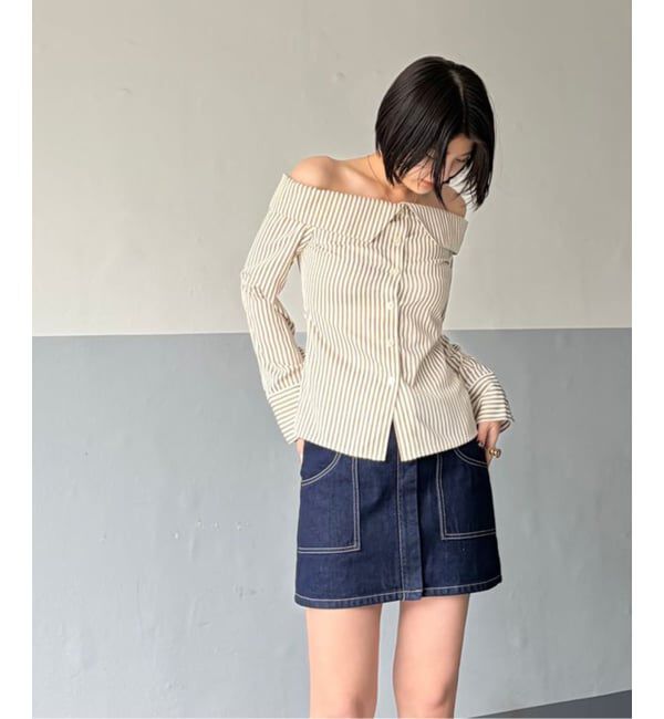 Oriens JOURNAL STANDARD「オフショルダーシャツ」|シャツ・ブラウス|