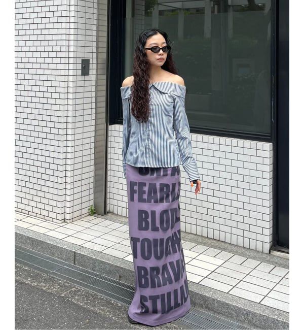 Oriens JOURNAL STANDARD「オフショルダーシャツ」|シャツ・ブラウス|
