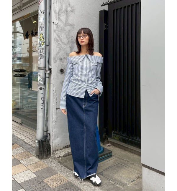 Oriens JOURNAL STANDARD「オフショルダーシャツ」|シャツ・ブラウス|